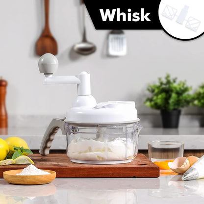 Large Food Chopper Vegetable Chopper, Manual Food Processor, 3 Cups