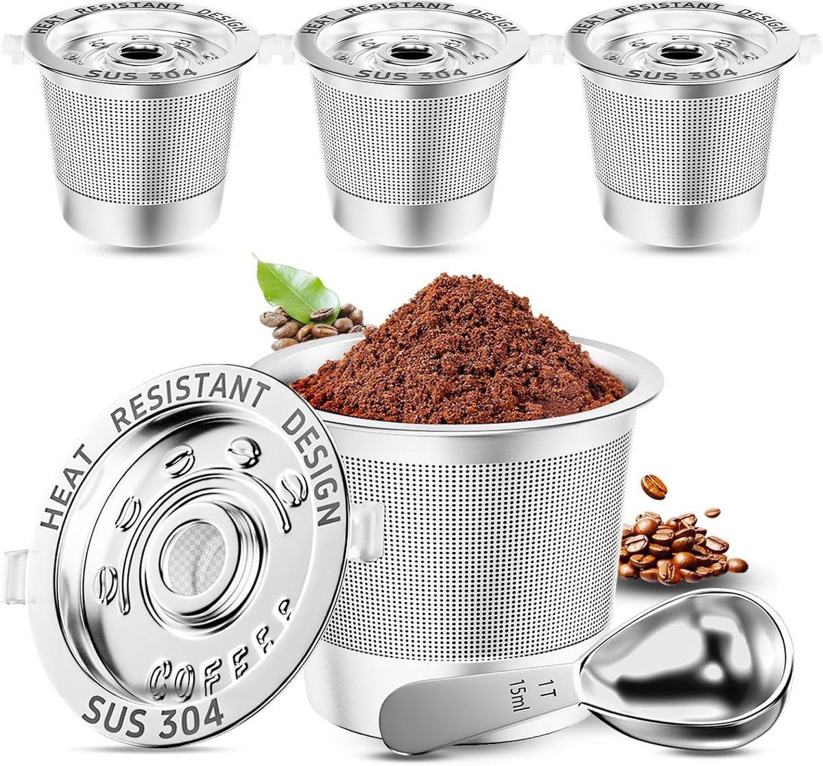 Reusable K Cup for Keurig 1.0, 2 Pack, NO BPA