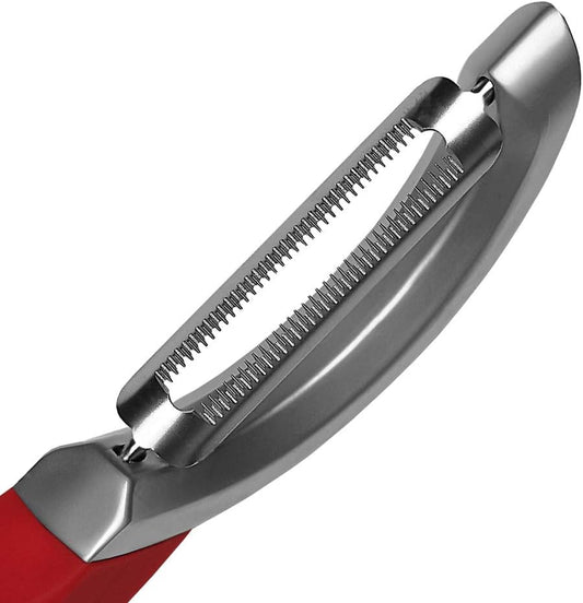 Professional Serrated Swivel Peeler for Tomato and Kiwi, for Right and Left Hand Use