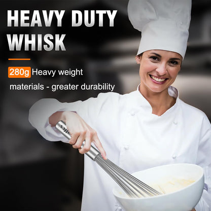 Whisk,7+9+11in Silicone whisk, BPA free Whisks for Cooking Non Scratch. Heat Resistant(480°F) Wisk. Perfect for Blending, Mixing, Beating etc.Dishwasher Safe.Set of 3 (Colorful)