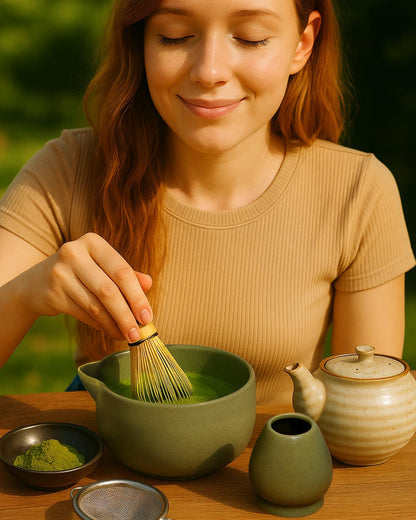 5-Piece Matcha Whisk Set, Green