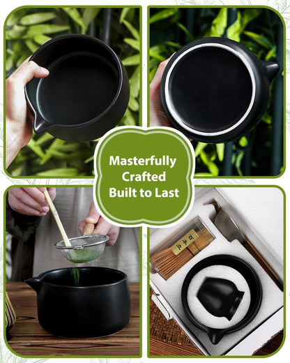 5-Piece Matcha Whisk Set, Green