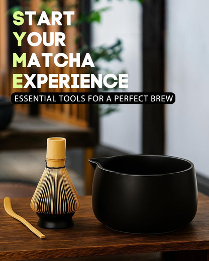 5-Piece Matcha Whisk Set, Green