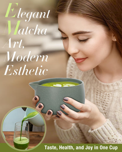 5-Piece Matcha Whisk Set, Green