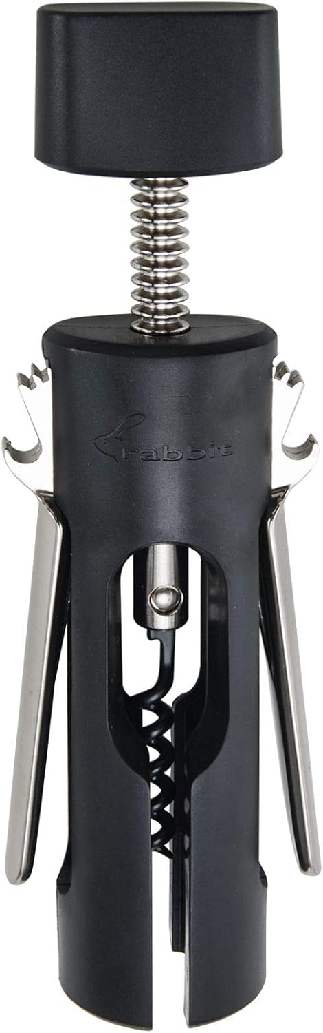 Wing Corkscrew, Non-Stick Spiral, Black