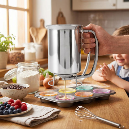 1000ml Stainless Steel Pancake Batter Dispenser