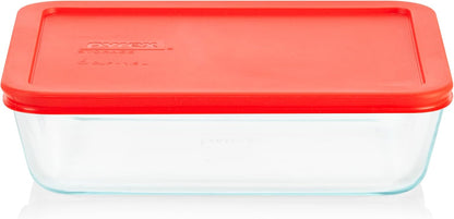 Simply Store 11 Cup Glass Food Storage Container, BPA-Free Lid