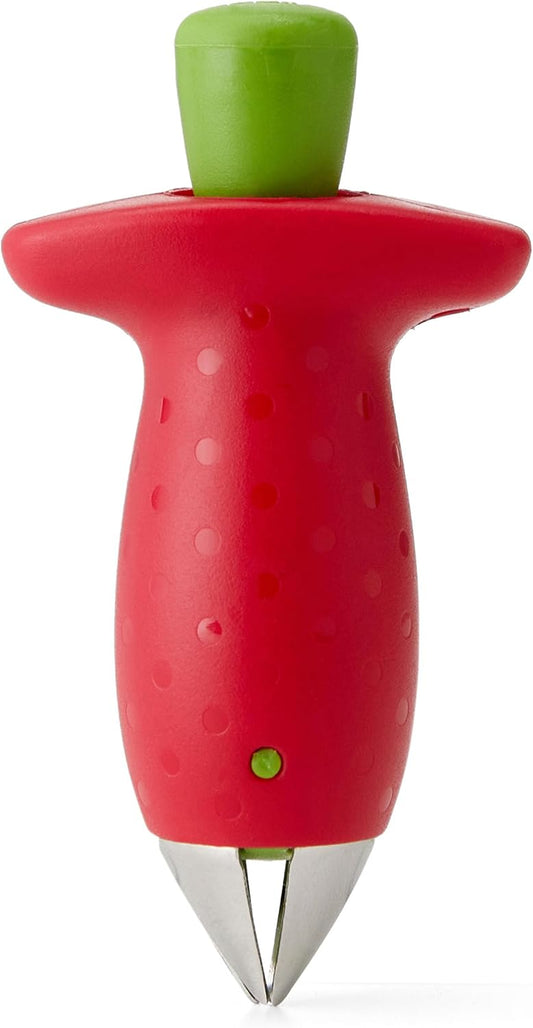 Original Stem Gem Strawberry Huller, Red/Green - 102-138-005