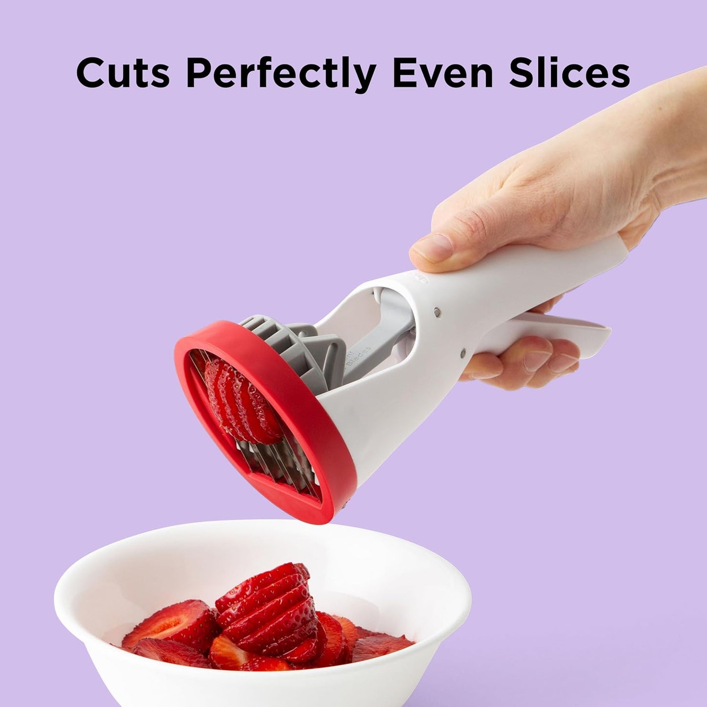 Original Stem Gem Strawberry Huller, Red/Green - 102-138-005