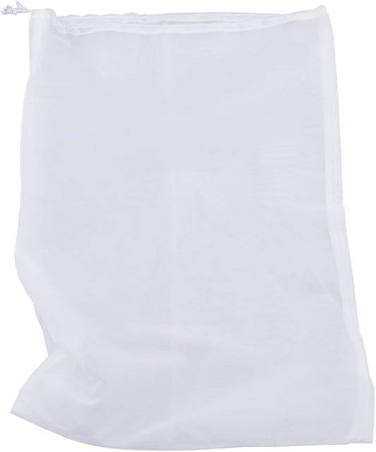 75 Micron Nylon Straining Bag Fine Mesh Food Strainer Filter Bags for Nut Milk, Green Juice, Cold Brew, Home Brewing (17.72" x 11.81")