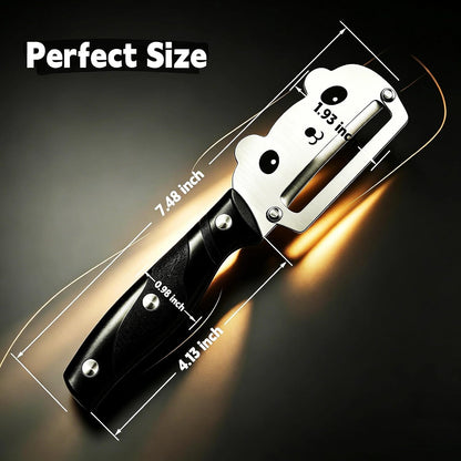 Vegetable Peeler, Stainless Steel Wooden Handle for Potato, Apple