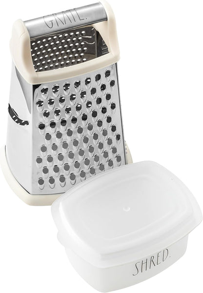 Everyday Collection Multifunction Grater- Stainless Steel Grater and Zester for Cheese, Spices, Vegetables, Cream