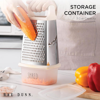 Everyday Collection Multifunction Grater- Stainless Steel Grater and Zester for Cheese, Spices, Vegetables, Cream