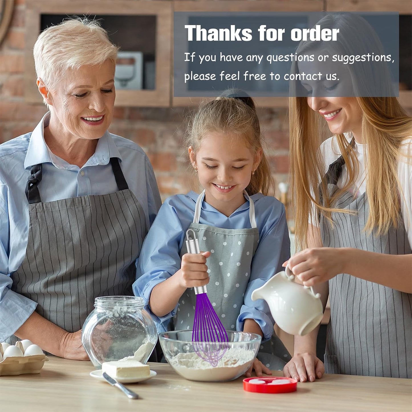 Silicone Whisk,Heat Resistant 480°F Whisks For Cooking Non Scratch,Stainless Steel wired wisk,Plastic Rubber Whisk Tool For Nonstick Cookware Pans,Silicon Wisks Set of 4,Blue
