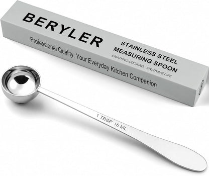 2PCS 1Teaspoon(1tsp, 1/3tbsp, 5ml) Extra-long Handle Measuring Spoon