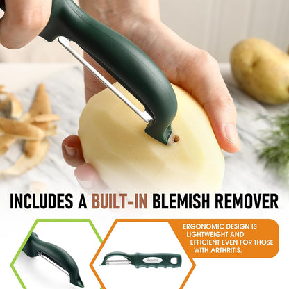Original Swivel Vegetable Peeler with Soft Grip Handle, Black