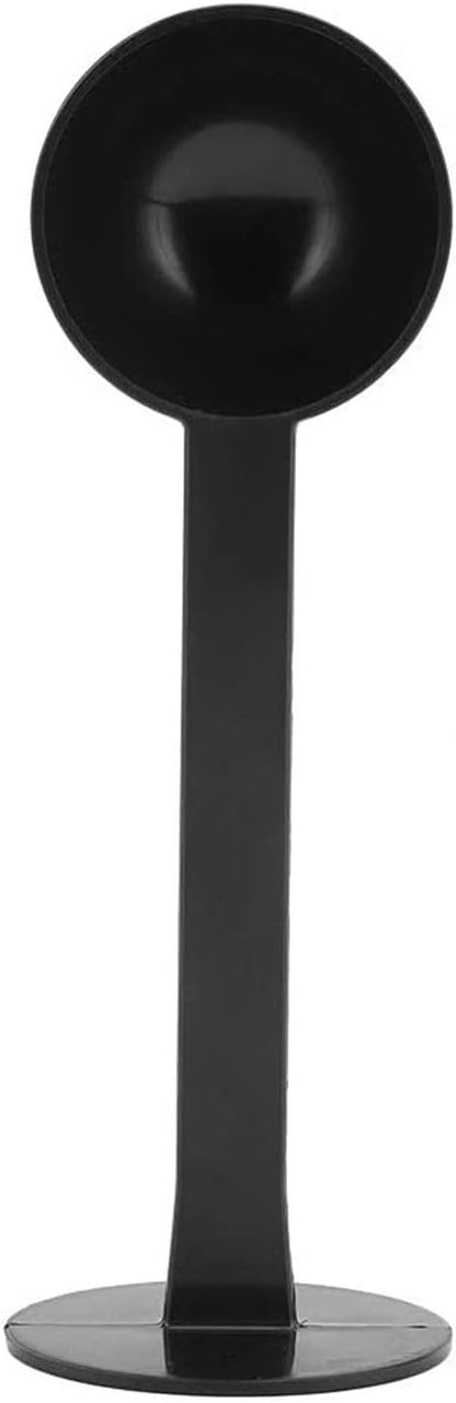 Espresso Scoops for Canisters Espresso Coffee Scoop with Tamper Hammer 2-in-1 Coffee Scoop (0.5oz) Spoon Holder Coffee Tools Measuring Tamping Scoop Plastic Coffee Spoon