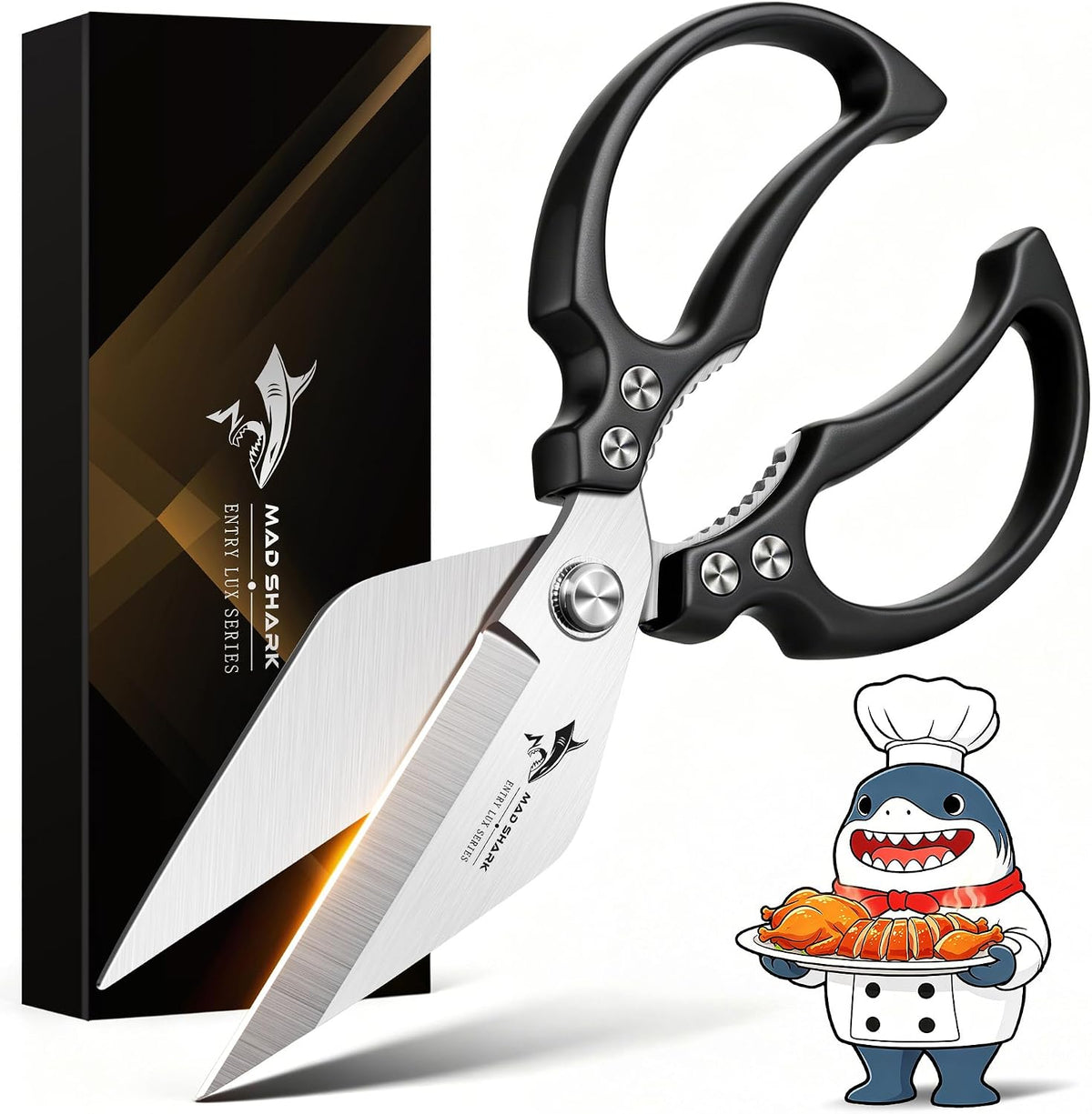 Heavy Duty Kitchen Shears, All Purpose Kitchen Scissors