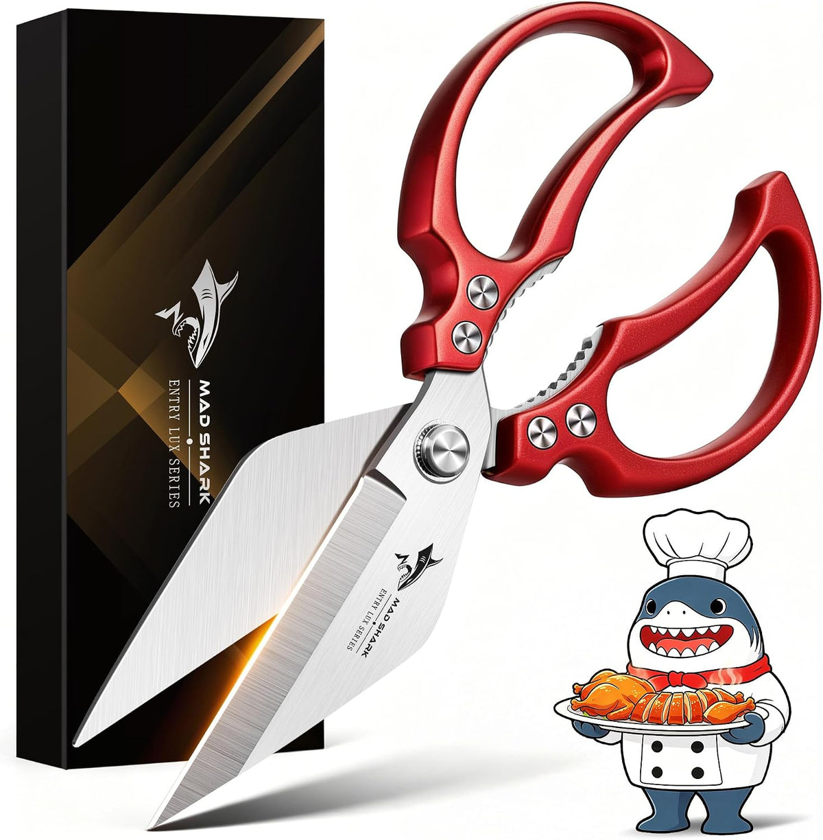 Heavy Duty Kitchen Shears, All Purpose Kitchen Scissors