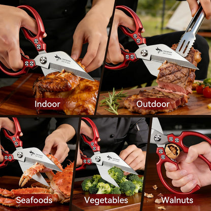 Heavy Duty Kitchen Shears, All Purpose Kitchen Scissors