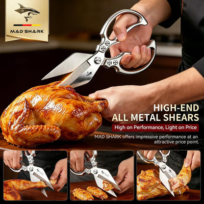 Heavy Duty Kitchen Shears, All Purpose Kitchen Scissors