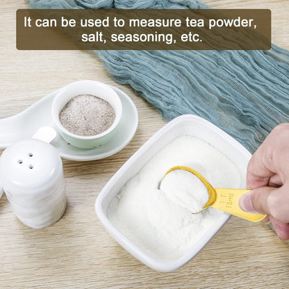 Coffee Scoop Set, Tablespoon Scoop 2 Pc Set (1 Tbsp & 2 Tbsp), Stainless Steel Measuring Spoons for Ground Coffee with Short Handles, for Tea, Sugar, or Flour