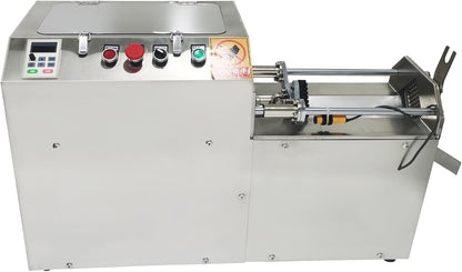 Automatic French Fry Cutter, 110V 1100W Commercial Potato Slicer, Electric Vegetable Strip Pusher with 7/10/15mm Blades & Infrared Safety Sensor, 220-660LBS/H Output for Sweet Carrot Onion