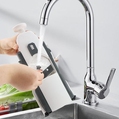 Safe Mandoline Slicer for Kitchen, Adjustable Vegetable Food Slicer