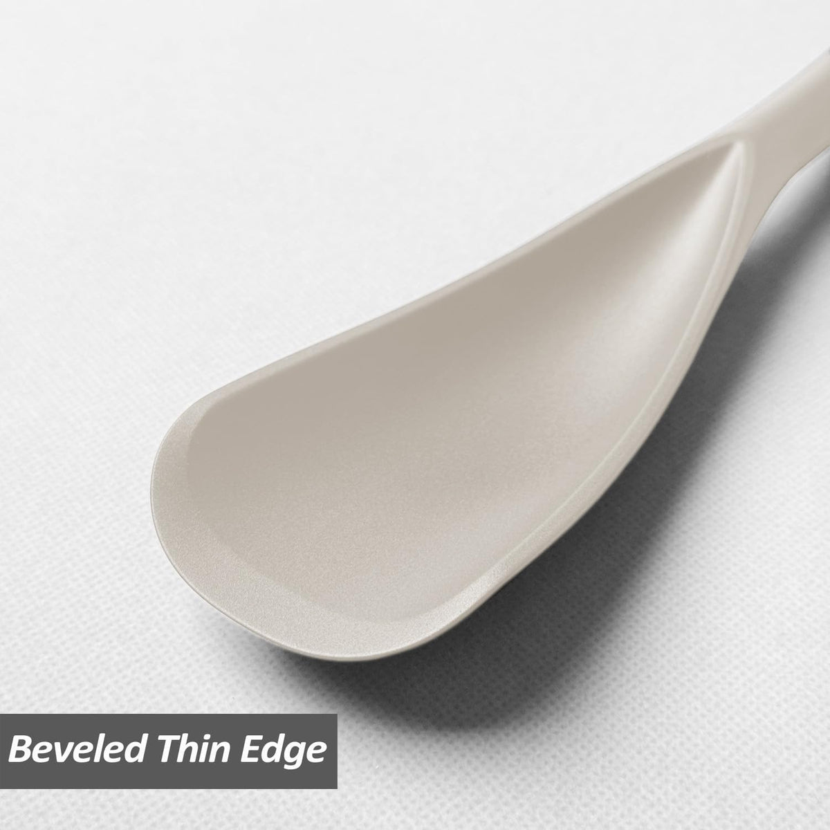 Cooking Spoon for Nonstick Cookwares, Silicone Spoon for Mixing, Scoop, and Scrape, Black, 11.4''