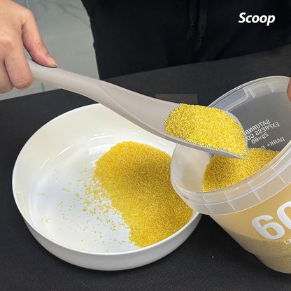 Cooking Spoon for Nonstick Cookwares, Silicone Spoon for Mixing, Scoop, and Scrape, Black, 11.4''