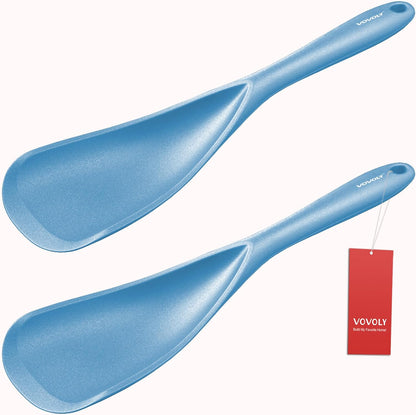 Cooking Spoon for Nonstick Cookwares, Silicone Spoon for Mixing, Scoop, and Scrape, Black, 11.4''