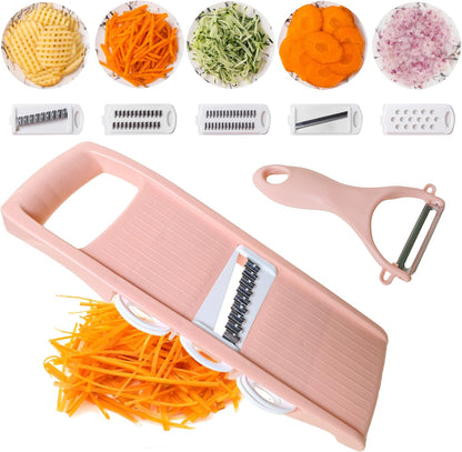 Mandoline Slicer for Kitchen 7-in-1 Mandoline Food Slicer