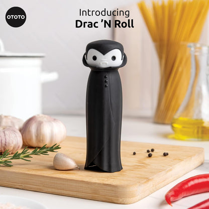 Rockula Garlic Press Rocker - Garlic Masher, Garlic Rocker, Rocking Garlic Press Stainless Steel - Garlic Smasher Spooky Gifts - Easy to Clean