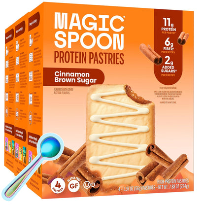 High Protein Pastries - Strawberry & Cinnamon - 2 Boxes, 11g