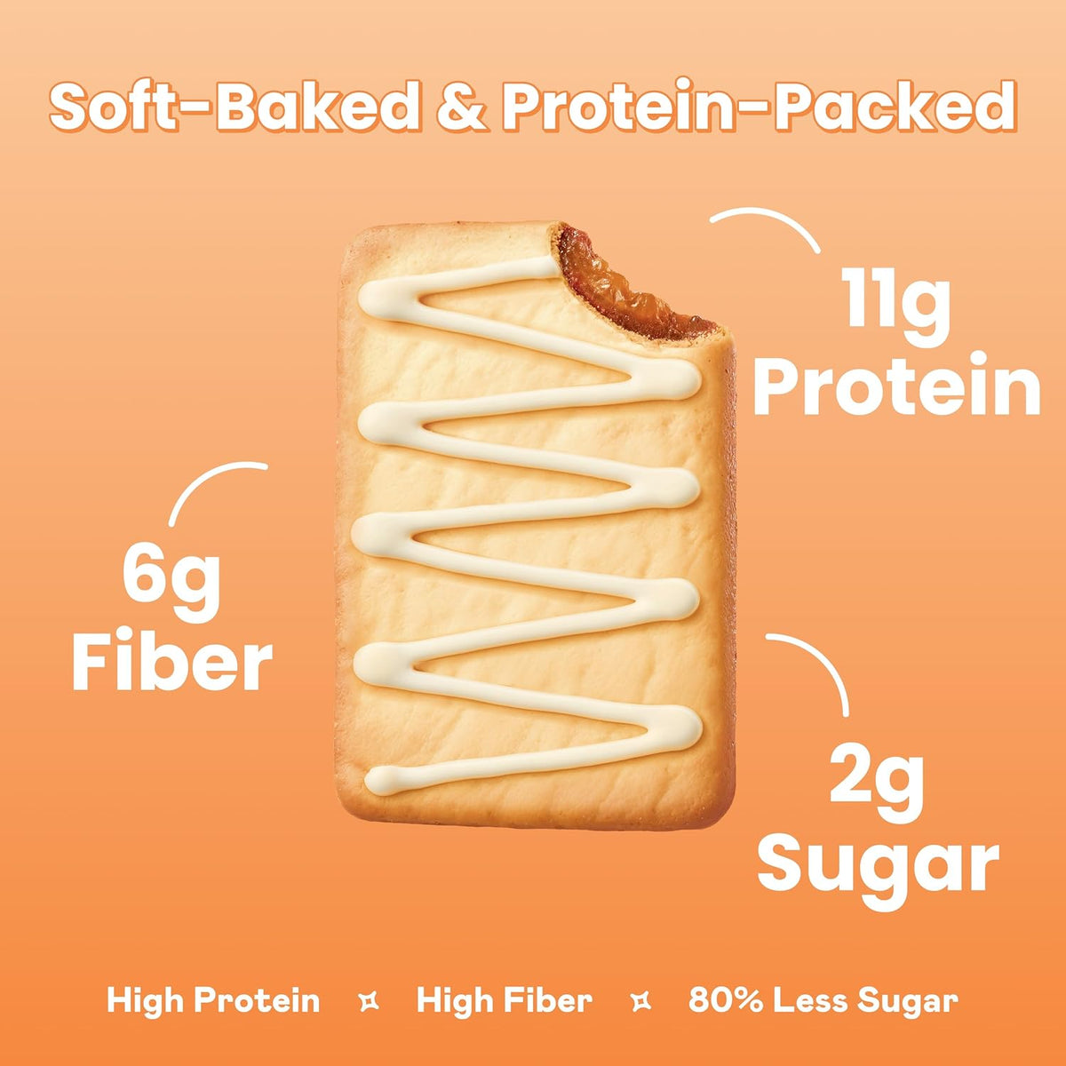 High Protein Pastries - Strawberry & Cinnamon - 2 Boxes, 11g
