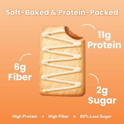 High Protein Pastries - Strawberry & Cinnamon - 2 Boxes, 11g