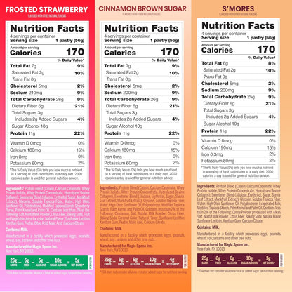 High Protein Pastries - Strawberry & Cinnamon - 2 Boxes, 11g