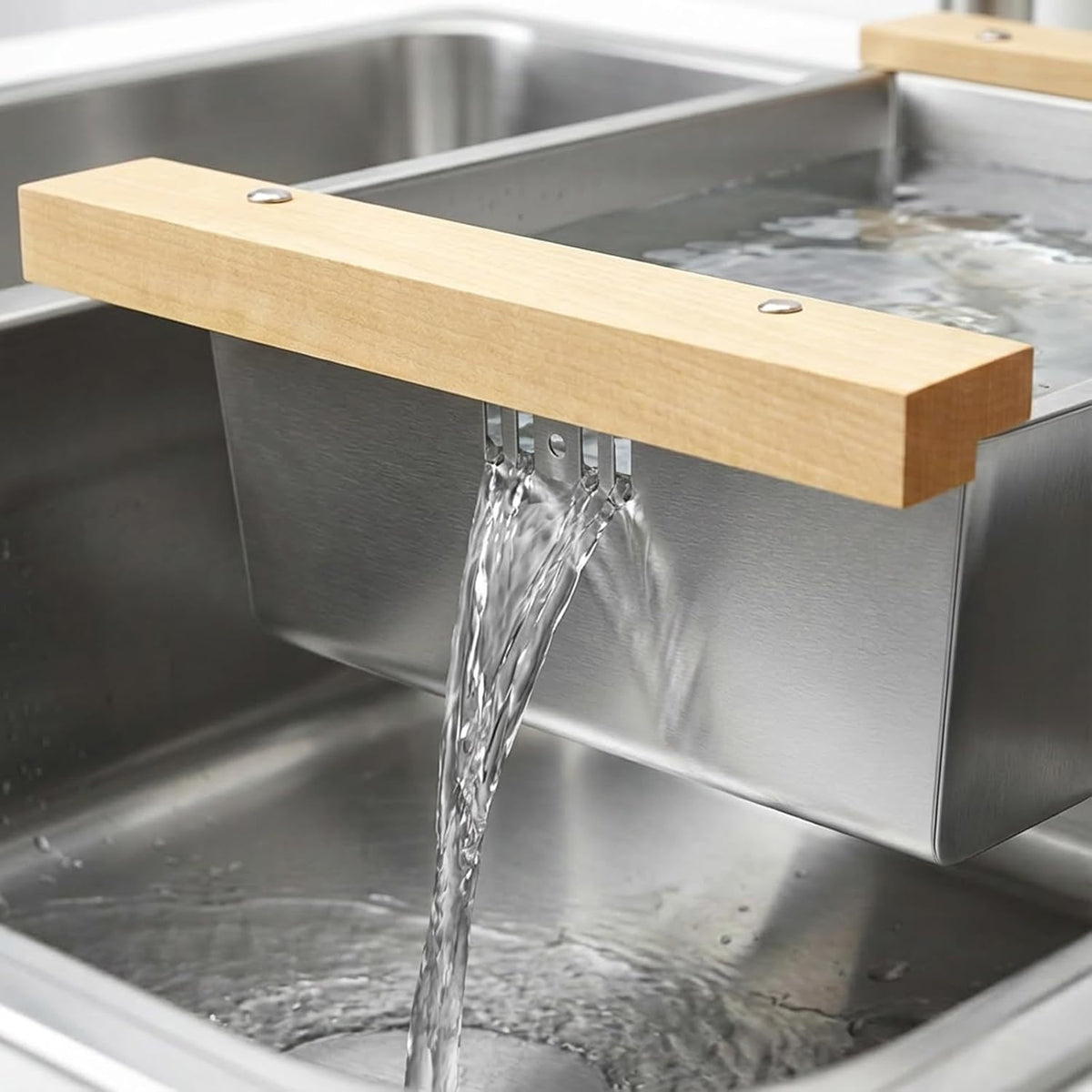 Over the Sink Colander & Dish Basin Combo,Dish Pan for Sink,Sink Wash Basin