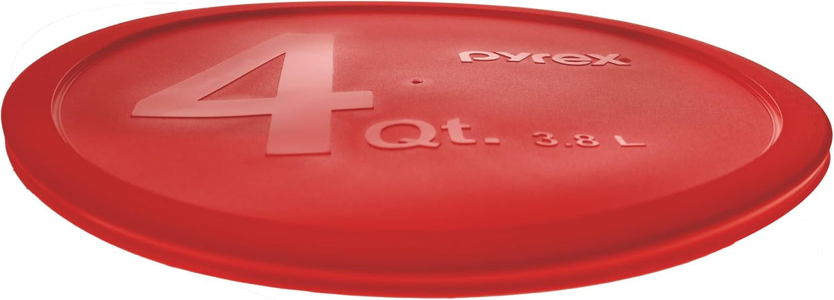 326-PC (4Qt) Red Mixing Bowl Food Storage Lid - Made in USA