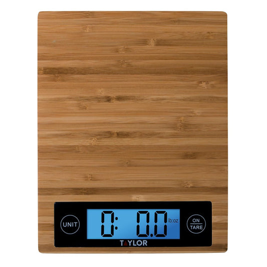 382821 Digital Kitchen Scale, 11 Lb, Bamboo