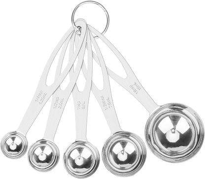 Black Magnetic Measuring Spoons Set