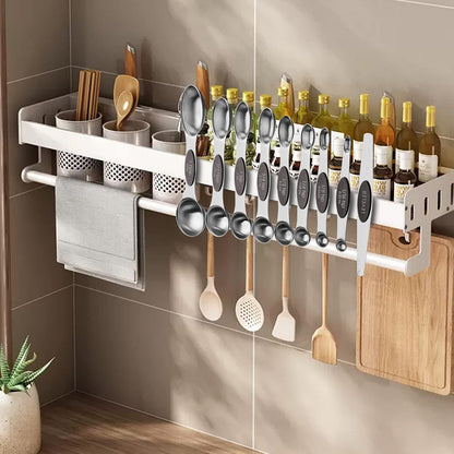 Black Magnetic Measuring Spoons Set