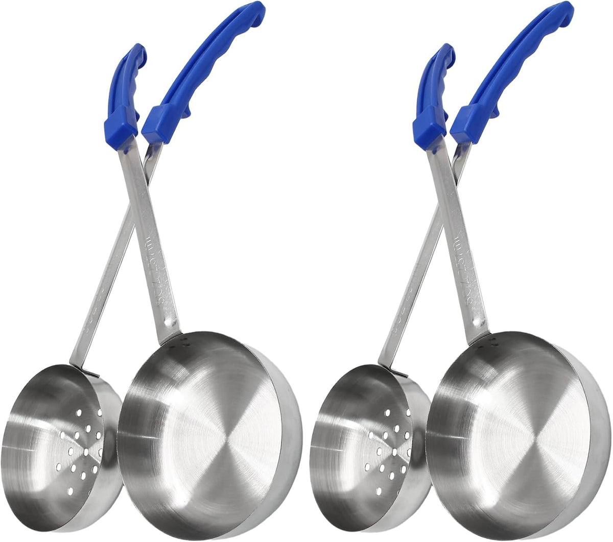 4PCS 4 oz Portion Control Serving Spoons, Green