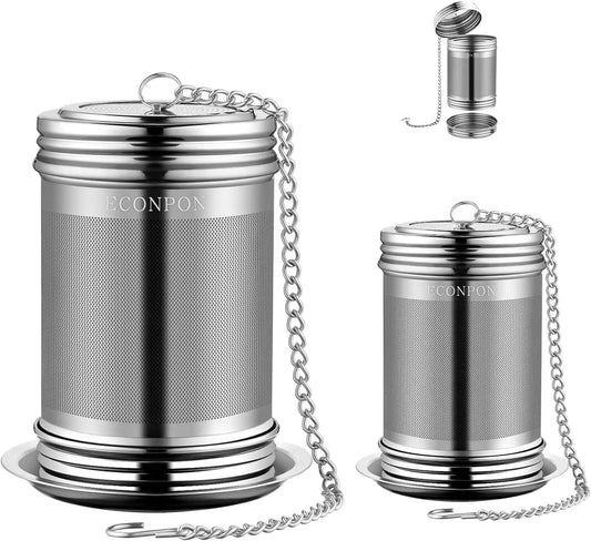 2 Pack Stainless Steel Tea Strainer Fine Mesh