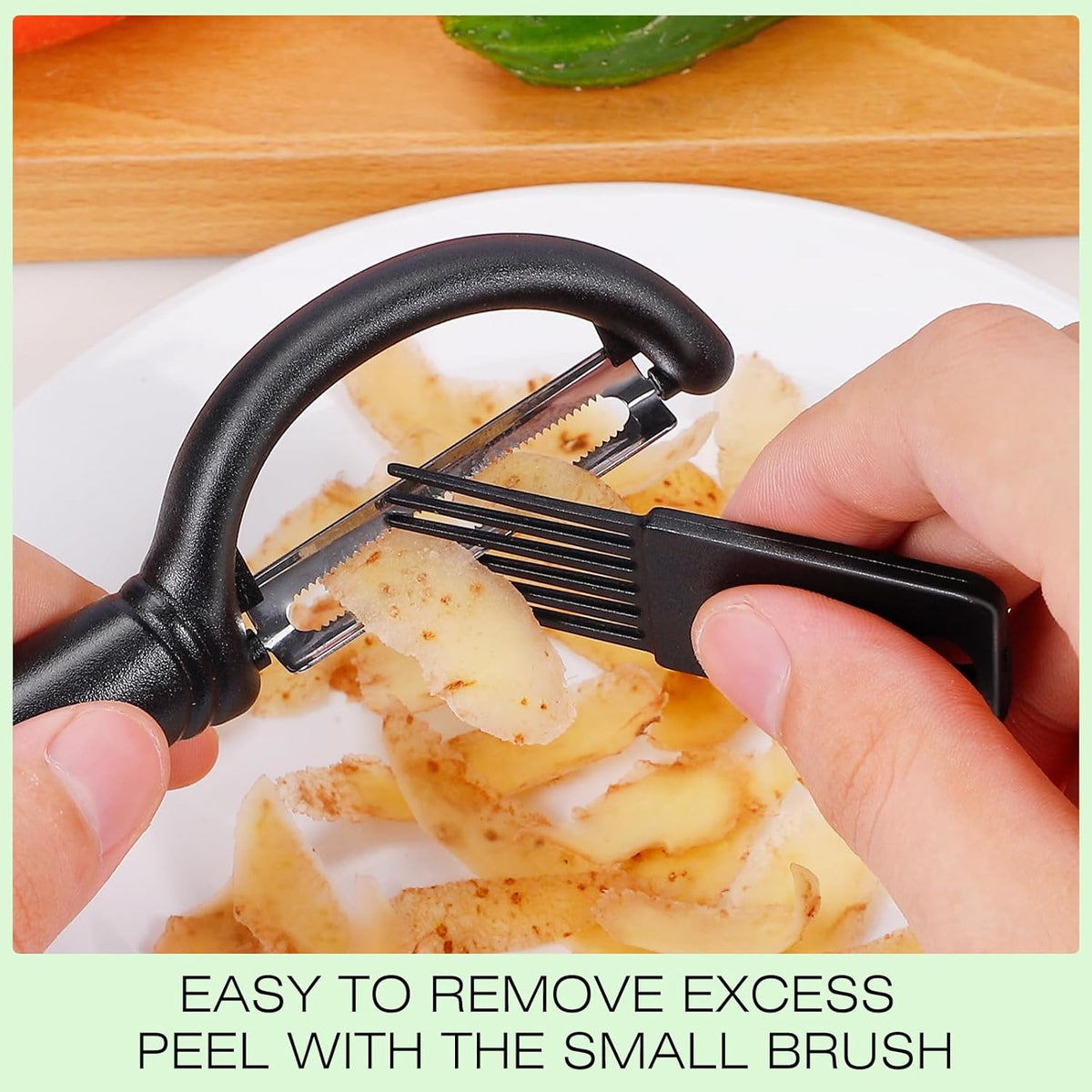 Upgrade Potato Peeler for Kitchen, 6PCS Stainless Steel Vegetable Peeler, I and Y Veggie Food Peeler for Apple Fruit Carrot Zucchini Cucumber,Good Grip Makes Peeling Very Easy