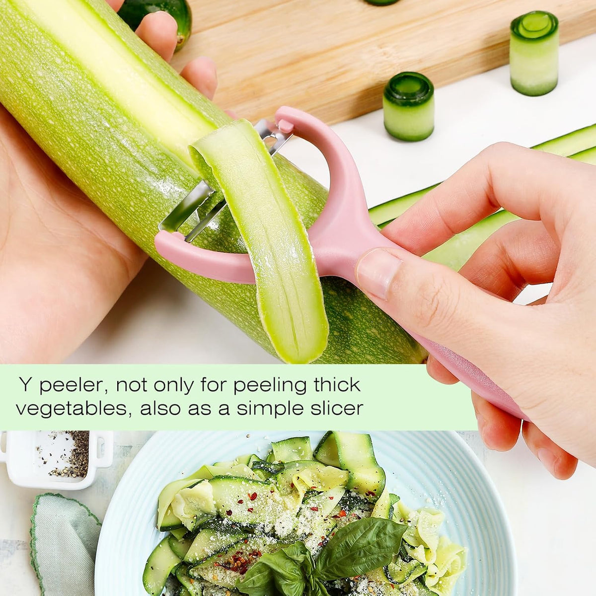 Upgrade Potato Peeler for Kitchen, 6PCS Stainless Steel Vegetable Peeler, I and Y Veggie Food Peeler for Apple Fruit Carrot Zucchini Cucumber,Good Grip Makes Peeling Very Easy