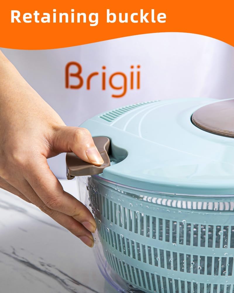 Salad Spinner, 4.24 Quart Lettuce Spinner, Vegetable Spinner