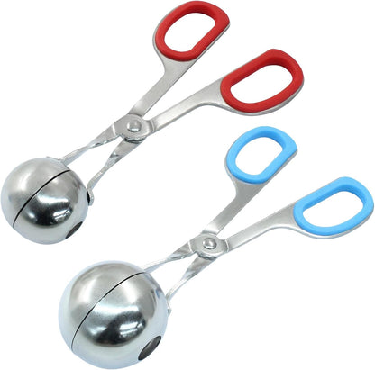 Meatball Maker, 2Pcs, Red + Blue, 1.38" + 1.89"