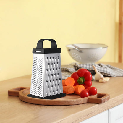 Cheese Grater with Wood Handle for Cheese, Vegetable & Fruit
