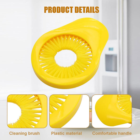 Corn Silk Remover, Corn Silk Cleaning Brush Yellow | Vegetable Scrubber Tool, Fruit & Vegetable Scrubber, Reusable Kitchen Cleaning Brush